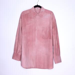 GAUCHÈRE Cotton Long Sleeve Button Down Shirt Dusty Pink Blouse Women's 38/US 6